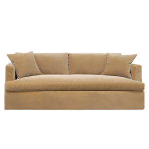 wp-image-tigress-55670.png Birkshire 3 Seater Slip Cover Sofa Ochre Velvet, 220cm W x 96cm D x 90cm H (RRP $4829)