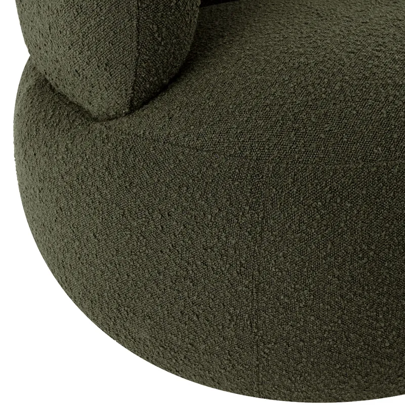 Greenwich 3 Seater Sofa Green Boucle, 231cm W x 91cm D x 78cm H (RRP $3069) - Image 7