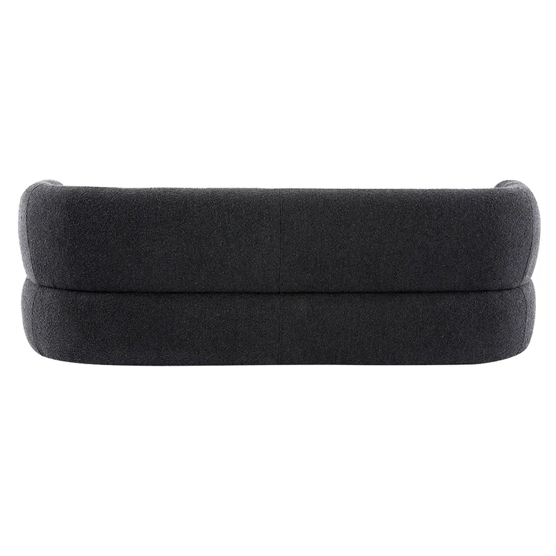 Greenwich 3 Seater Sofa Black Onyx Boucle, 231cm W x 91cm D x 78cm H (RRP $3069) - Image 4