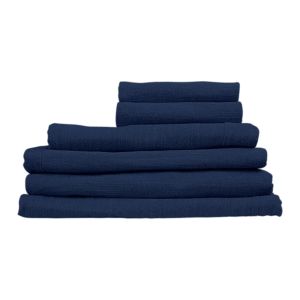 Birkshire 3 Seater Sofa SLIP COVER ONLY Navy Linen, 220cm W x 96cm D x 90cm H (RRP $)
