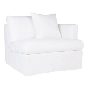 wp-image-tigress-55817.png Birkshire Slip Cover Right Arm Facing Seat White Linen, 100cm W x 96cm D x 85cm H (RRP $2541)