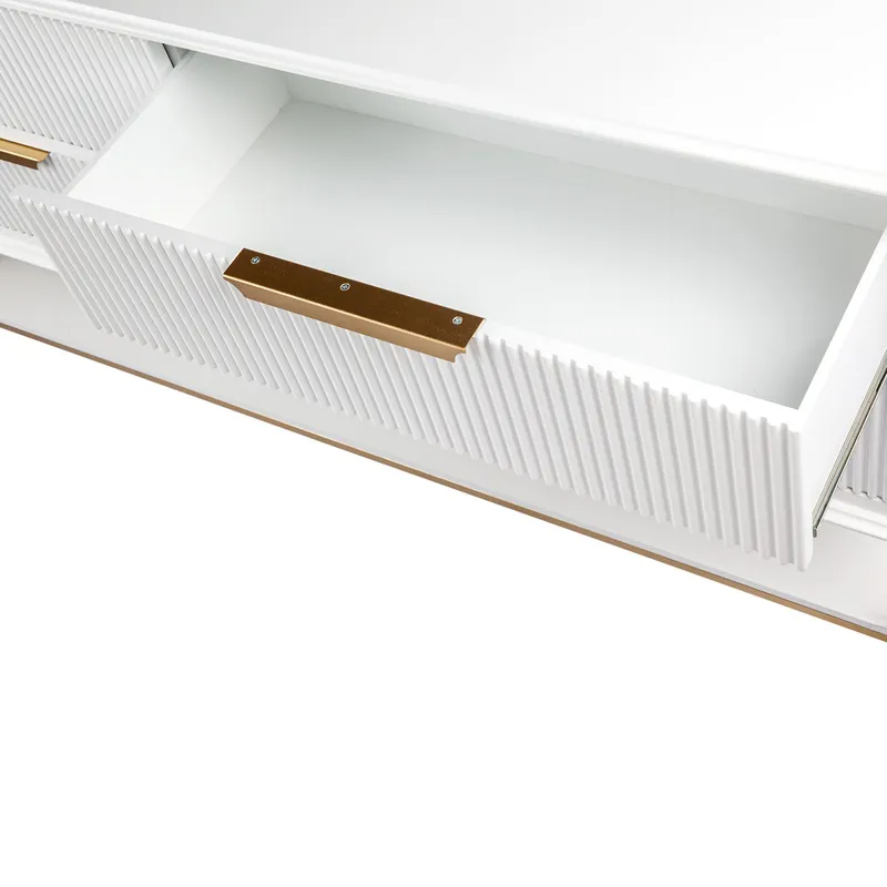 Aimee 4 Drawer Chest White, 170cm W x 50cm D x 86cm H (RRP $3729) - Image 5
