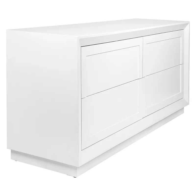 Balmain 4 Drawer Chest White, 160cm W x 45cm D x 75cm H (RRP $3729) - Image 5