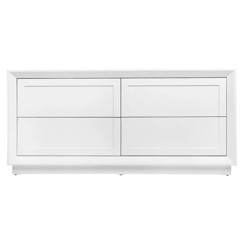 Balmain 4 Drawer Chest White, 160cm W x 45cm D x 75cm H (RRP $3729) - Image 8