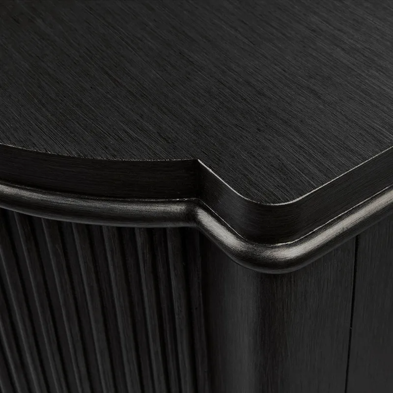 Arielle 6 Drawer Chest Black, 160cm W x 42cm D x 88cm H (RRP $3839) - Image 5