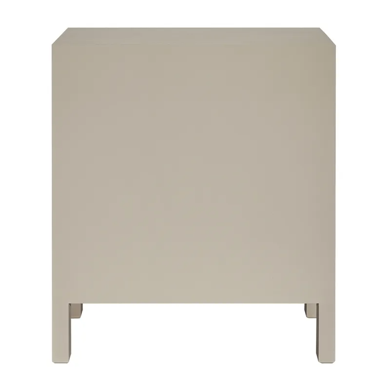 Ariana Bedside Table Large Beige, 67cm W x 50cm D x 76cm H (RRP $1441) - Image 4