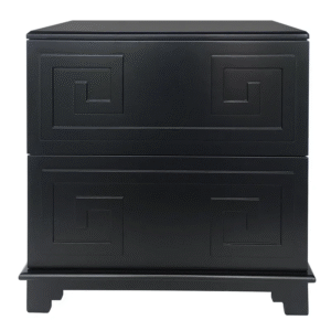 wp-image-tigress-56338.png Greek Key Bedside Table Black, 70cm W x 40cm D x 69cm H (RRP $1089)