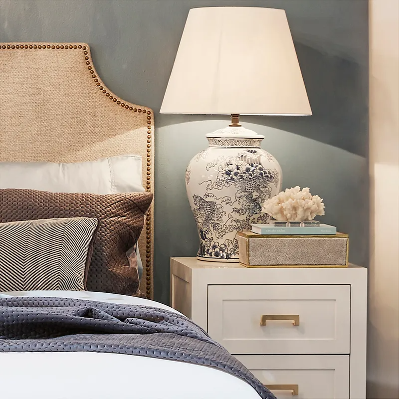 Soloman Bedside Table Small White, 50cm W x 40cm D x 65cm H (RRP $1067) - Image 8