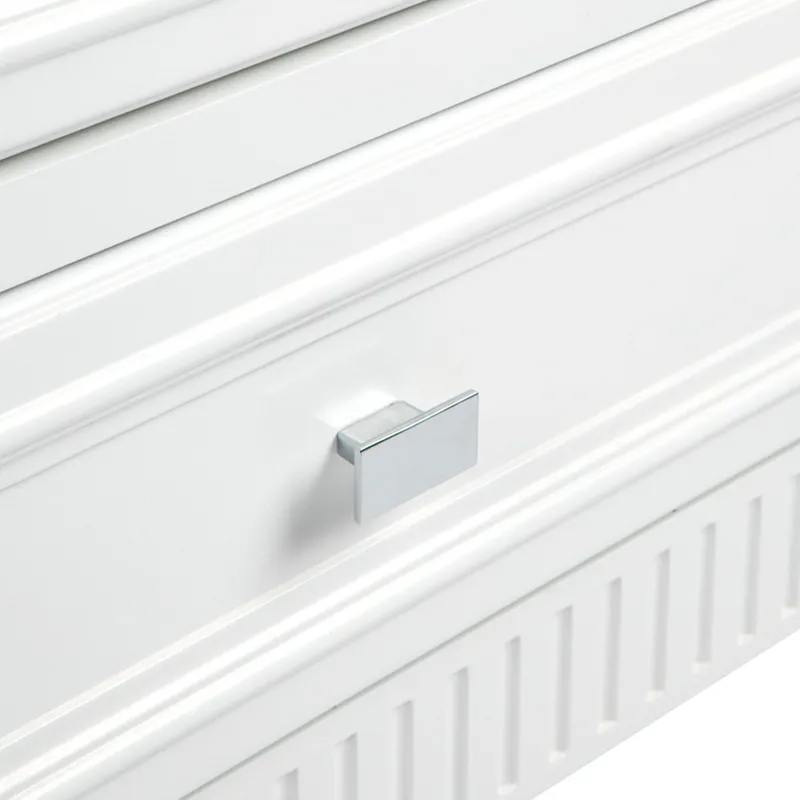 Merci Bedside Table Large White, 71cm W x 51cm D x 83cm H (RRP $1749) - Image 4