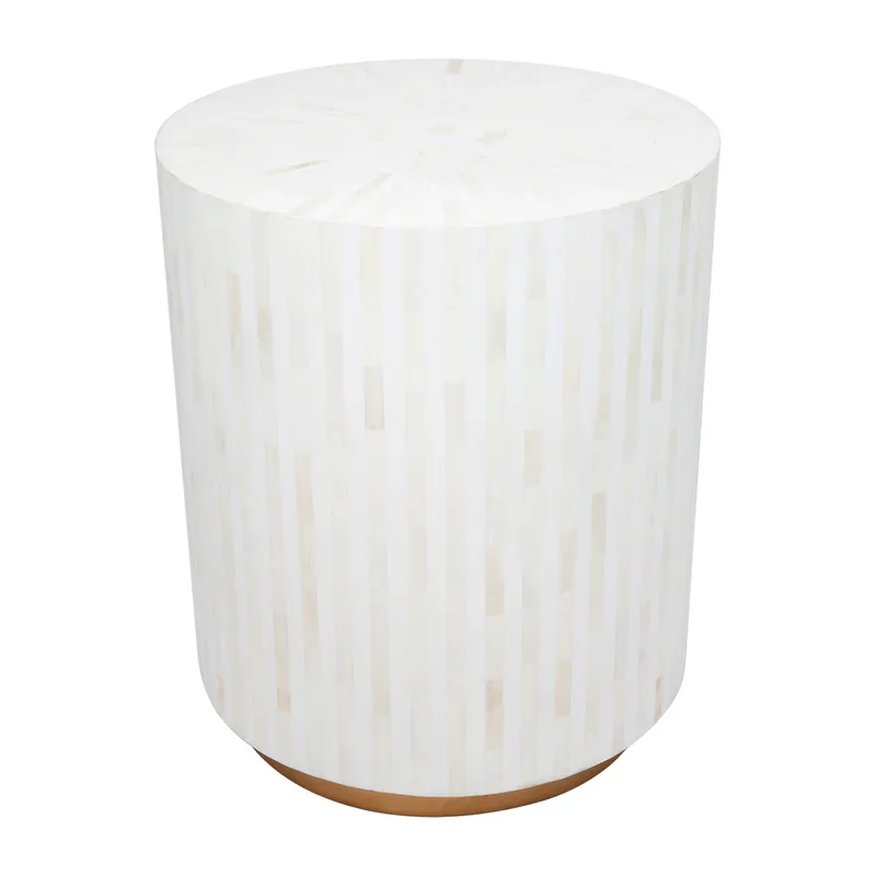 Makayla Side Table Natural, 50cm Dia x 60cm H (RRP $2629)