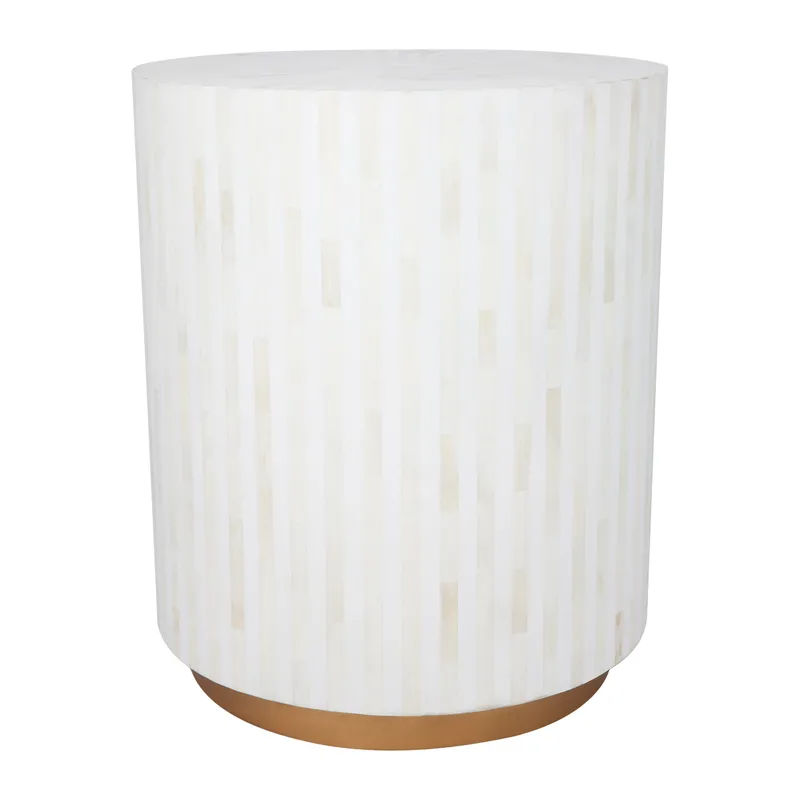 Makayla Side Table Natural, 50cm Dia x 60cm H (RRP $2629) - Image 3