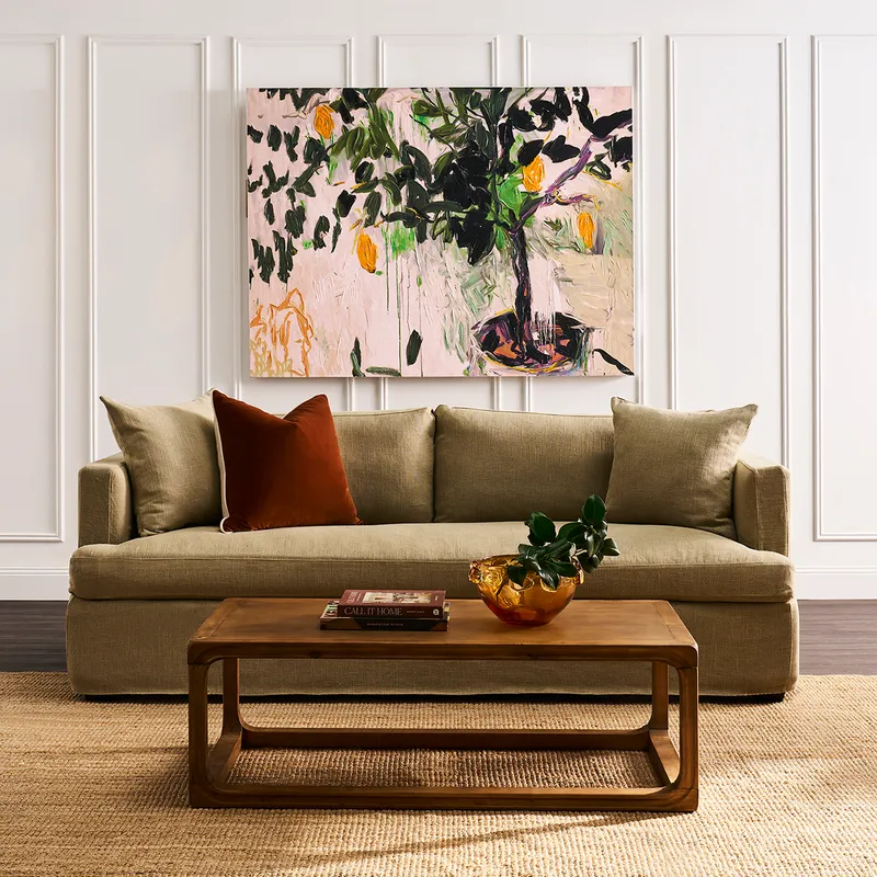 Cadie Coffee Table Walnut, 120cm W x 60cm D x 40cm H (RRP $649) - Image 4