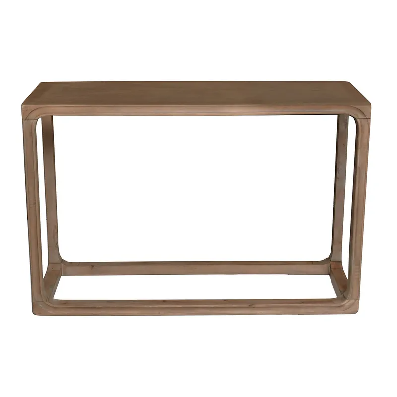 Cadie Console Table Walnut Wash, 120cm W x 40cm D x 76cm H (RRP $583)