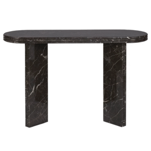 Andre Marble Console Table, 120cm W x 40cm D x 75cm H (RRP $3223)