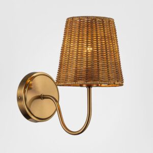 Athens Wall Light Antique Brass with Shade (RRP $275)