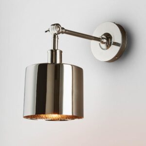 Portofino Wall Light Shiny Nickel (RRP $594)