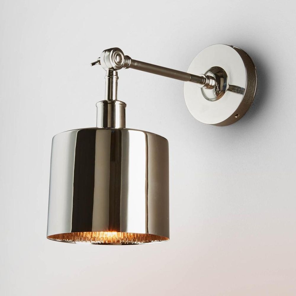 Portofino Wall Light Shiny Nickel (RRP $594)