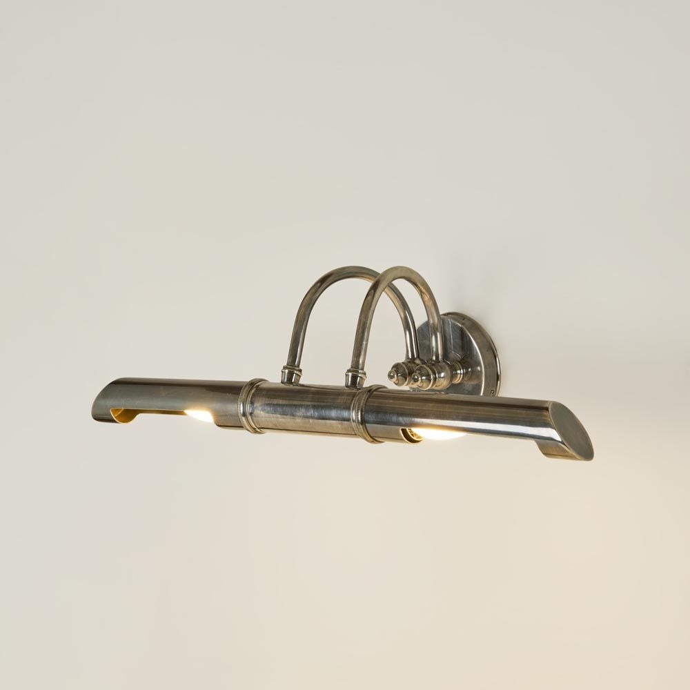 Bankers Wall Light Antique Silver (RRP $825)