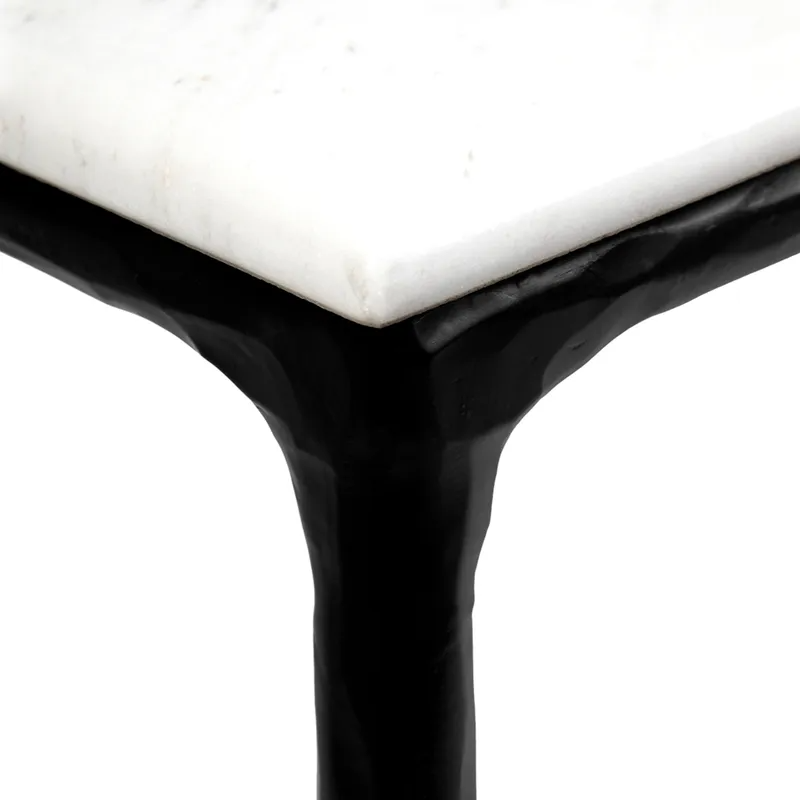 Heston Marble Console Table Large Black, 180cm W x 35cm D x 76cm H (RRP $3443) - Image 5