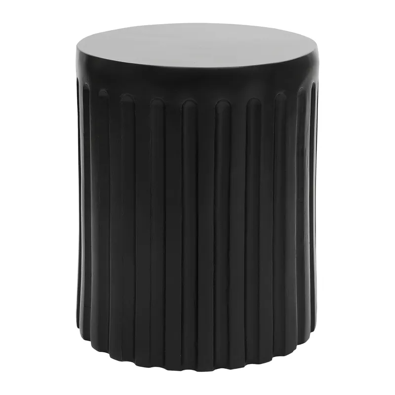 Caleb Side Table Black, 39.5cm W x 39.5cm D x 47cm H (RRP $319) - Image 2