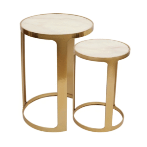 wp-image-tigress-57009.png Isabelle Marble Nesting Side Tables Gold, 48.5cm W x 48.5cm D x 68.5cm H (RRP $803)