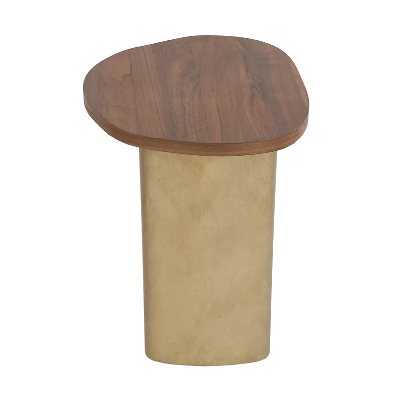 Audrey Small Side Table Walnut, 48cm W x 40cm D x 50cm H (RRP $319) - Image 5