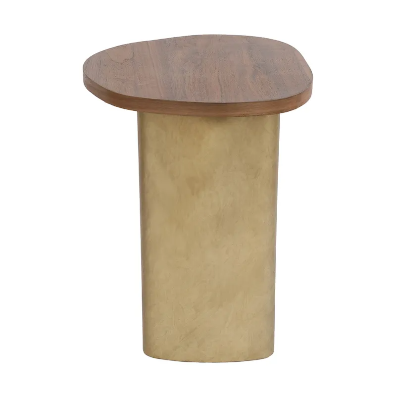 Audrey Small Side Table Walnut, 48cm W x 40cm D x 50cm H (RRP $319) - Image 6