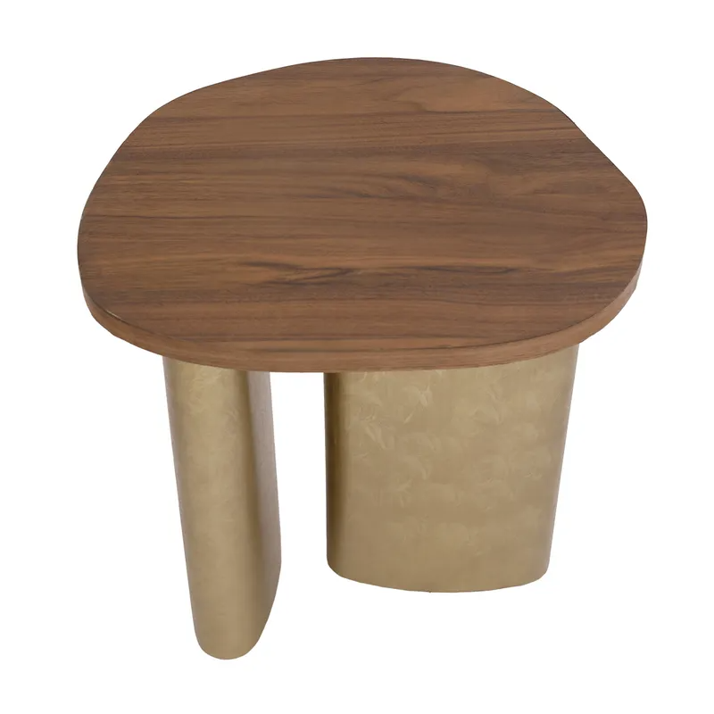 Audrey Small Side Table Walnut, 48cm W x 40cm D x 50cm H (RRP $319) - Image 7
