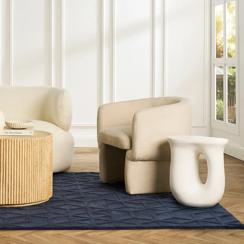 Milos Side Table, 35.5cm W x 35.5cm D x 47cm H (RRP $253) - Image 2