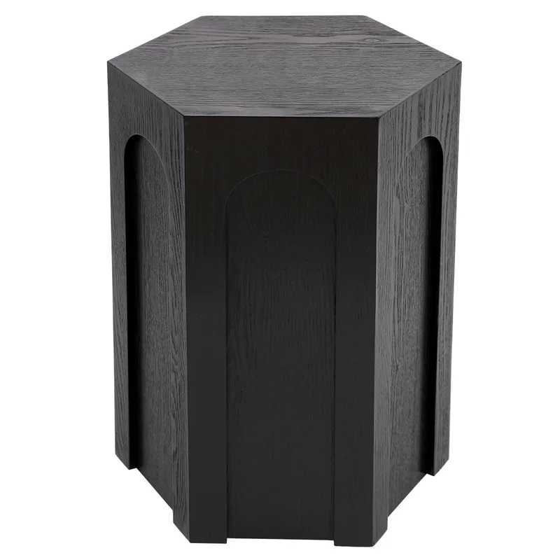 Winston Side Table Black, 38cm W x 33cm D x 53.5cm H (RRP $275)