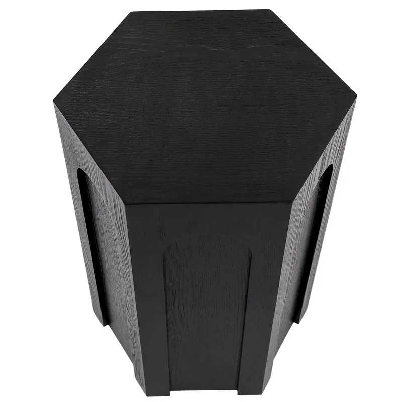 Winston Side Table Black, 38cm W x 33cm D x 53.5cm H (RRP $275) - Image 3