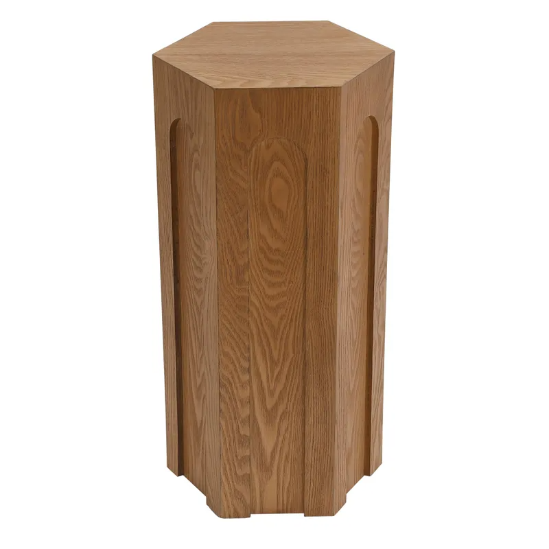 Winston Tall Side Table Walnut, 30cm W x 26cm D x 61cm H (RRP $209)