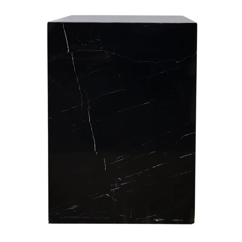 Hendrix Black Marble Side Table, 35cm W x 35cm D x 50cm H (RRP $1177) - Image 5