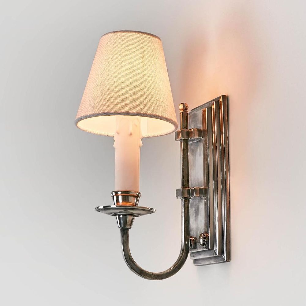 East Borne Wall Light Antique Silver (RRP $330)
