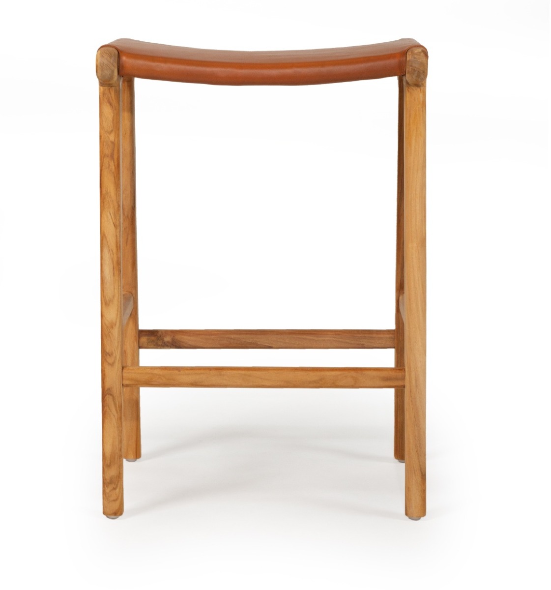 Paradise Counter Stool Tan, W46cm x D38cm x H66cm (RRP $599)