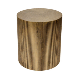 Chadwick Side Table Brass, 45cm Dia x 50cm H (RRP $1265)