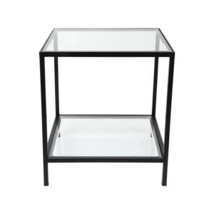 wp-image-tigress-57359.png Cocktail Glass Square Side Table Black, 50cm W x 46cm D x 56cm H (RRP $539)