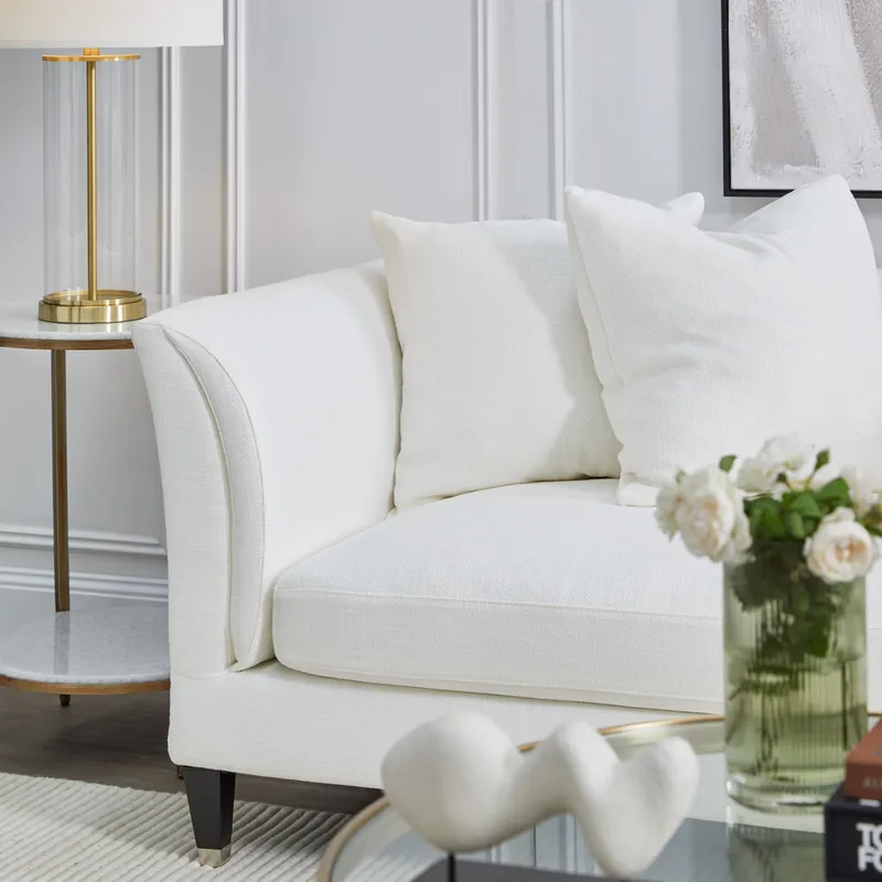 Chloe Stone Side Table Antique Gold, 50cm Dia x 66.5cm H (RRP $1485) - Image 9