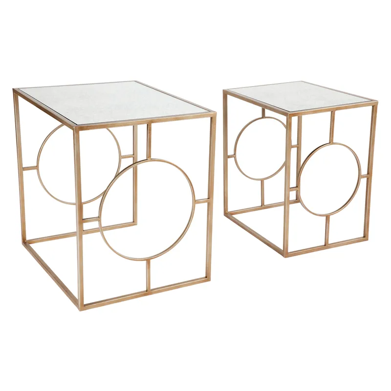Melrose Nesting Side Tables, 51cm W x 41cm D x 51cm H (RRP $561) - Image 2