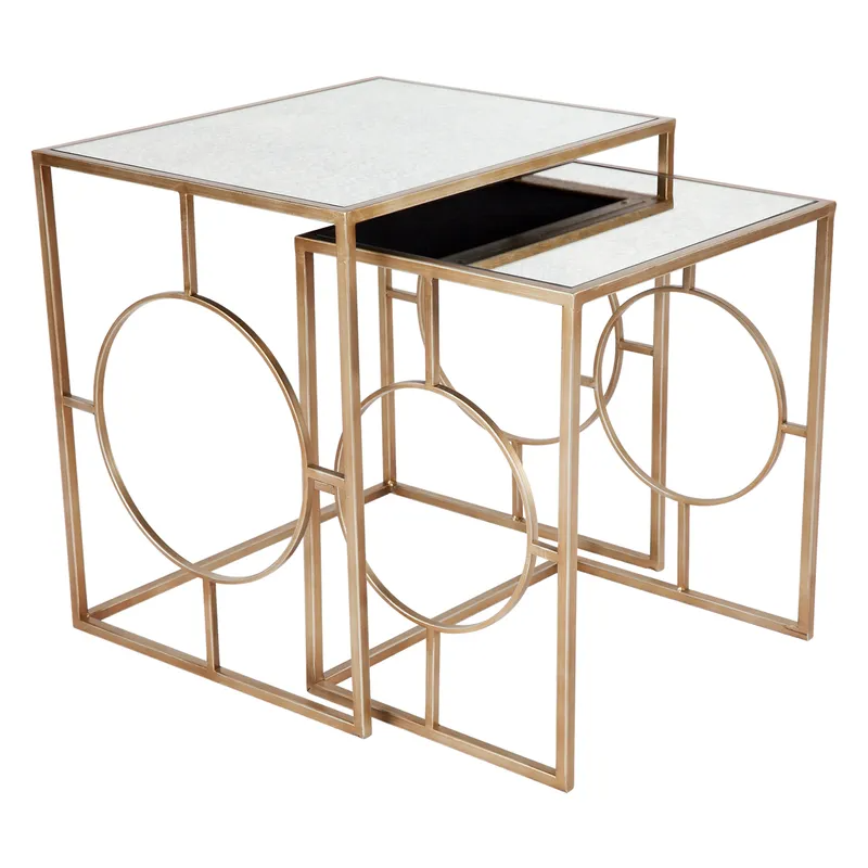 Melrose Nesting Side Tables, 51cm W x 41cm D x 51cm H (RRP $561) - Image 6