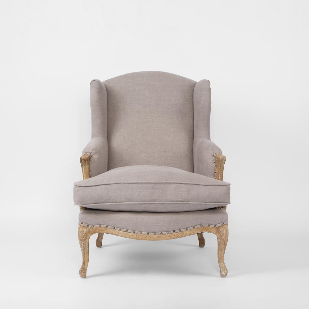 Normandy Wing Back Chair, L 77cm W 82cm H 99.5cm (RRP $1870) - Image 2
