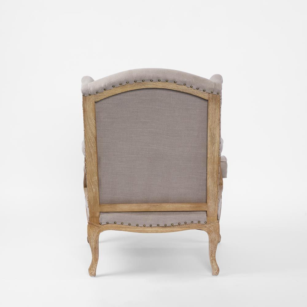 Normandy Wing Back Chair, L 77cm W 82cm H 99.5cm (RRP $1870) - Image 4