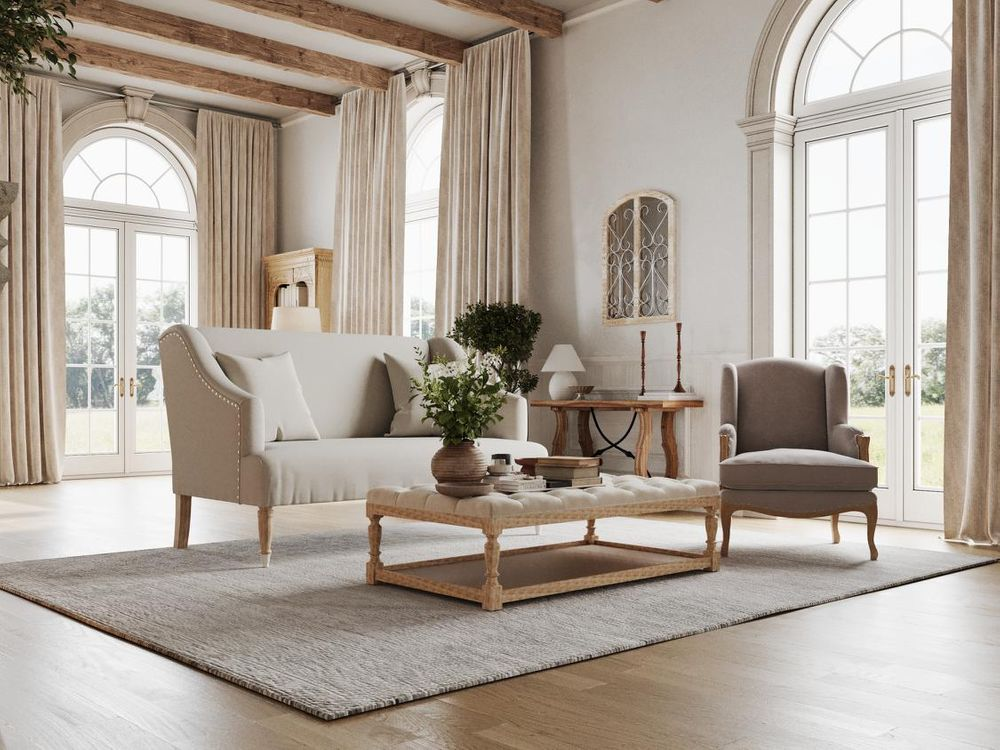Normandy Wing Back Chair, L 77cm W 82cm H 99.5cm (RRP $1870) - Image 6