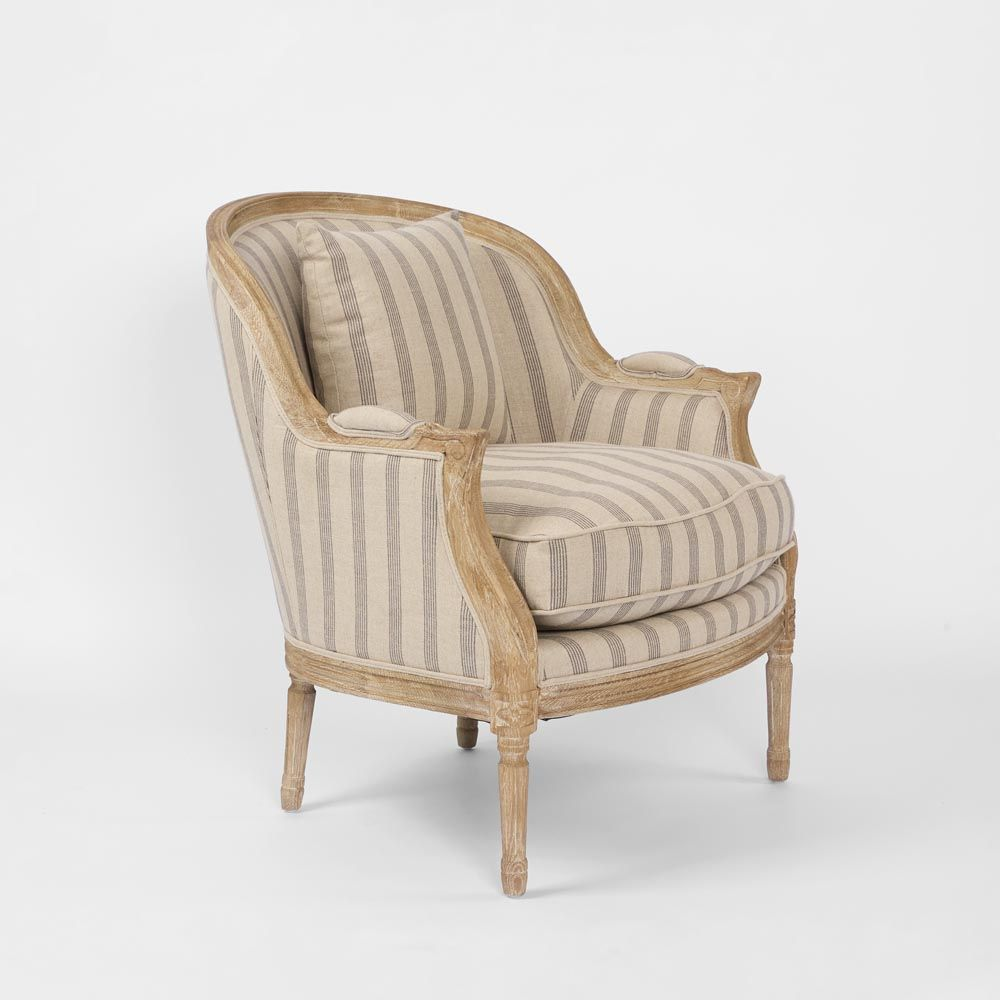 Brittany Bergere Armchair, L 72.5cm W 80.5cm H 90cm (RRP $1749)