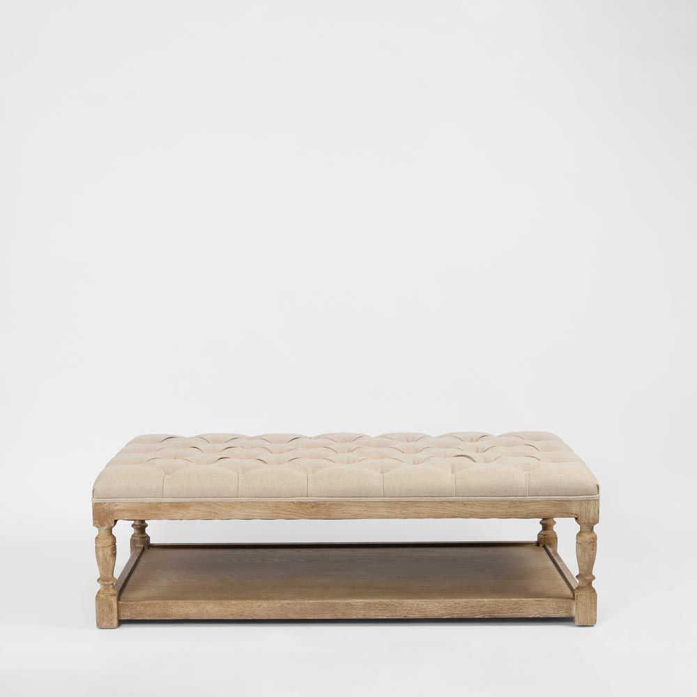 Brittany Long Ottoman, L 140cm W 80cm H 42cm (RRP $1298)