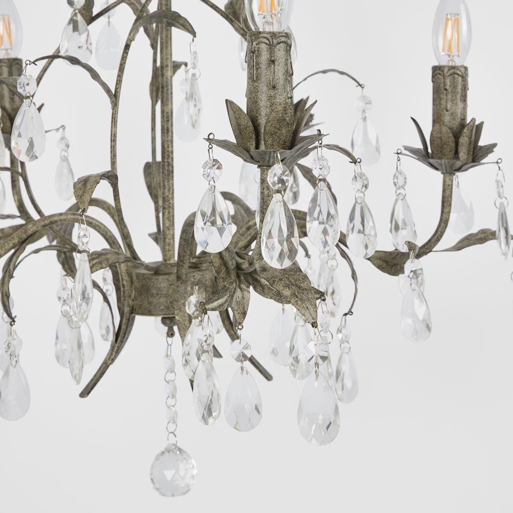 Medium Taupe Chandelier (RRP $700) - Image 3