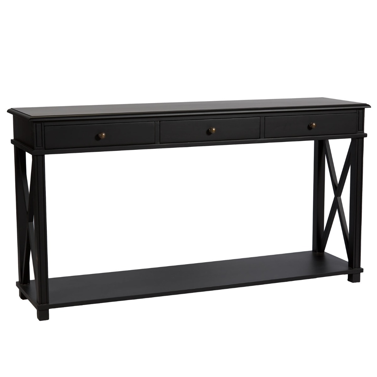 Manto Console Black, 150W x 40D x 80H cm (RRP $1190)
