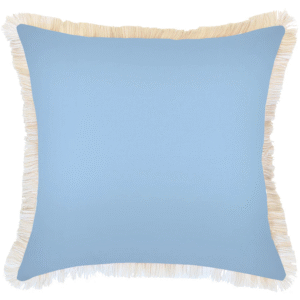 wp-image-tigress-57563.png Outdoor Cushion Coastal Fringe Solid Pale Blue 60cm x 60cm