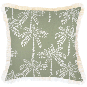 wp-image-tigress-57637.png Outdoor Cushion Coastal Fringe Cabana Palms Sage 45cm x 45cm