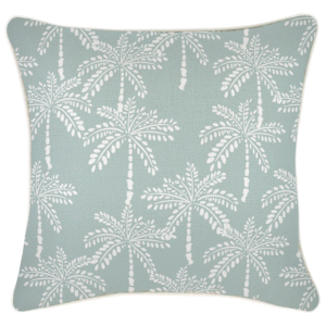 wp-image-tigress-57665.png Outdoor Cushion With Piping Cabana Palms Seafoam 45cm x 45cm